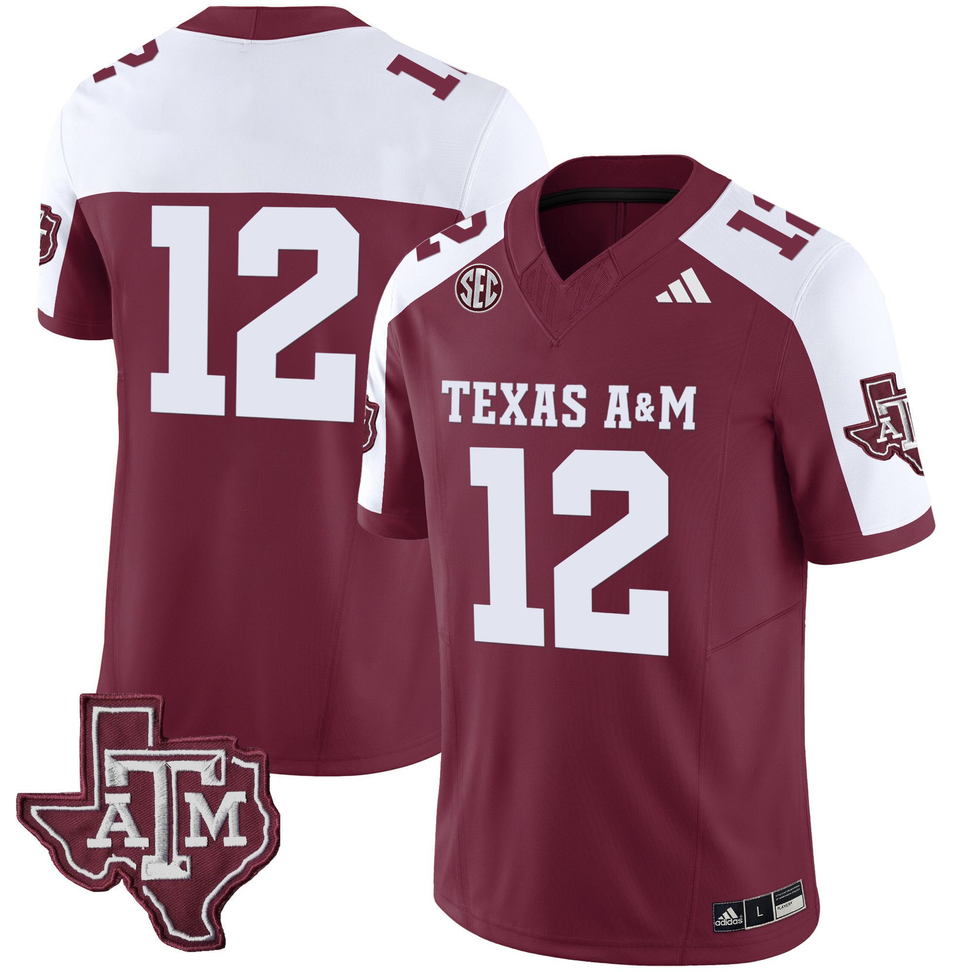 Men Texas A&M Aggies #12 No Name Red 2024 Vapor Limited NCAA Jersey->women nfl jersey->Women Jersey